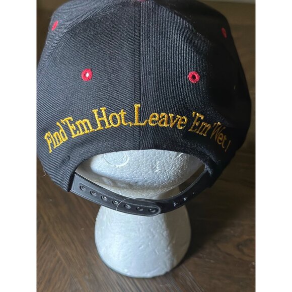 Coed Naked Firefighting Hat - "Find 'Em Hot Leave 'Em Wet" - Adjustable Snapback - Picture 2 of 10
